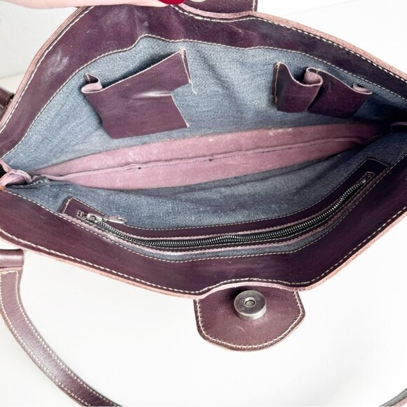 Vintage Christopher Kon leather mini hobo shoulder bag brown - Picture 7 of 7